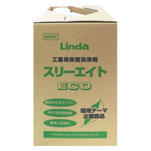 工業用床面洗浄剤『リンダ　スリーエイトECO18kg』