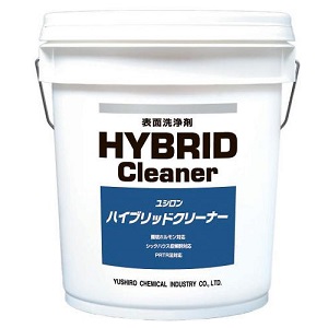 ユシロ ハイブリッドクリーナー　洗浄以上、ハクリ未満の強力洗浄でビルドアップを防止します