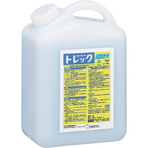 【メーカー廃番】コニシ　トレック4Ｌお得な希釈タイプ（臭いが無い安心のゼリータイプで木床ワックス剥離や新築床暖等のノリ除去に）（50％引き）