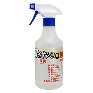  銀の力で強力消臭！銀イオンAg10冠王500mlと4L あらゆる場所に使用できる消臭・除菌剤