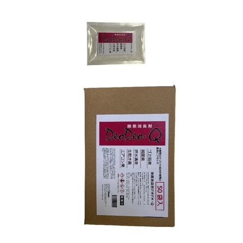 コスケム　除菌消臭剤DeoDeoQ （デオデオQ）クリアパック(50袋入)　co-0062