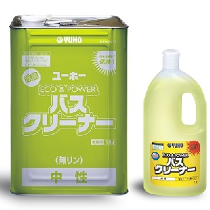 【メーカー廃番のため在庫限り】ミッケル化学 バスクリーナー中性・エコ＆パワー 1L/18L（BIB）（中性だから材質を傷めず安心）