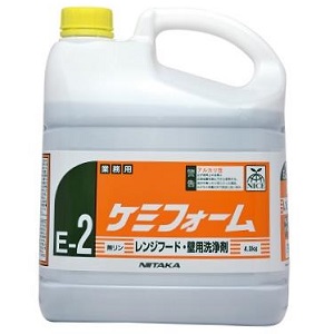 ニイタカ ケミフォーム4kg レンジフード・壁用洗浄剤 泡で落とす！むせない