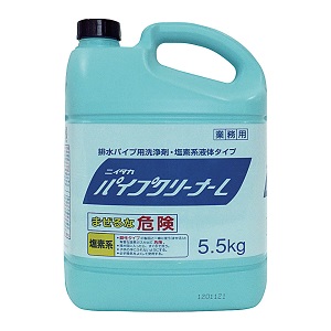 ニイタカ 排水口用洗浄剤パイプクリーナー5.5kg 塩素系液体タイプ