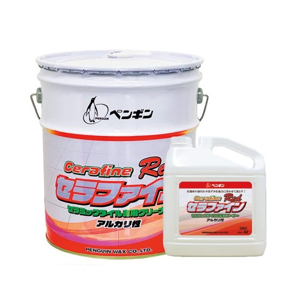 ペンギン セラファインRED アルカリ性 4L×2本/18L（セラミックタイル専用クリーナー ）