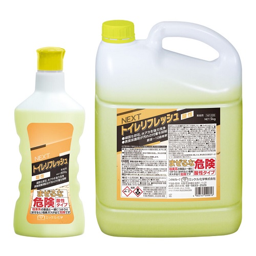 ミッケル化学 NEXTトイレリフレッシュ酸性（5kg・800ml）