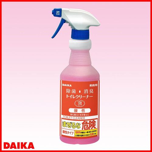 ダイカ商事 DAIKA　除菌消臭トイレクリーナー<酸性> 500mlスプレー（6本入）